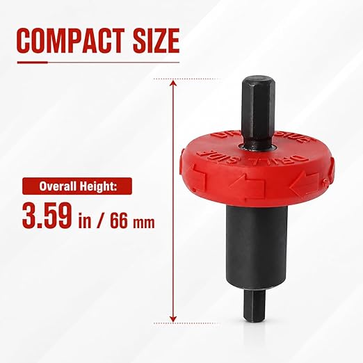 Electric Engine Drill Bit Adapter, Jump Starter Tool Replacement for Craftsman Speed Start Bit, Fits for Troy Bilt B&S Lawn Mower, Snow Blowers, No Manual Pull to Start