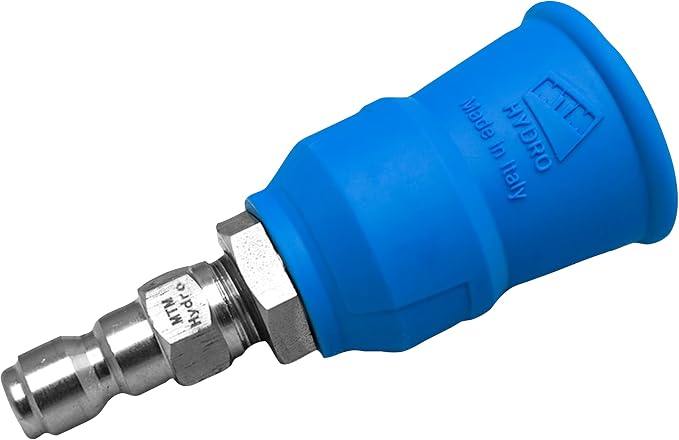 MTM Hydro Acqualine Pressure Washer Nozzle Guard Holder Tips Protector with 1/4” Quick Coupler Plug, 25 Degrees 2.0