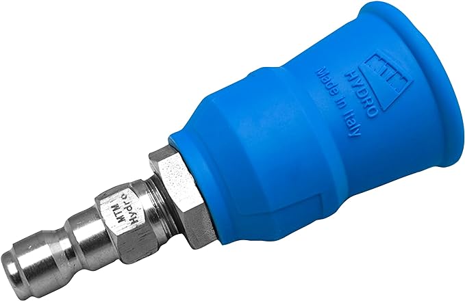 MTM Hydro Acqualine Pressure Washer Nozzle Guard Holder Tips Protector with 1/4” Quick Coupler Plug, 40 Degrees 3.0 Commercial Grade