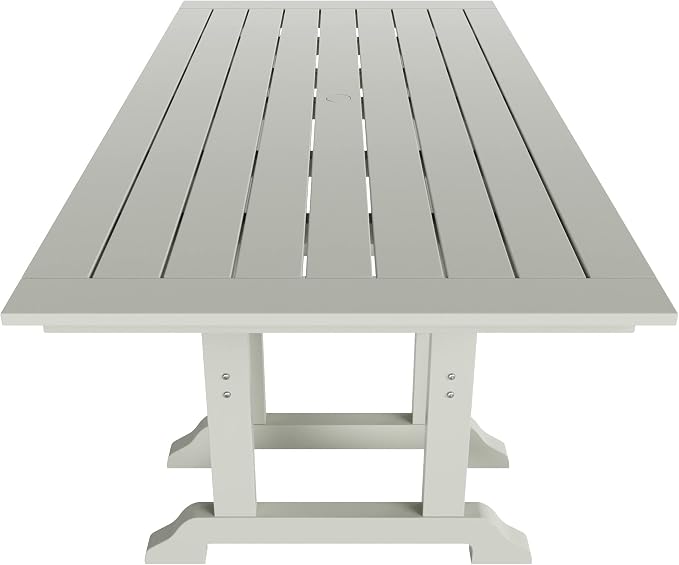 HDPE Laguna 38" X 73" Rectangular Dining Table,Sand