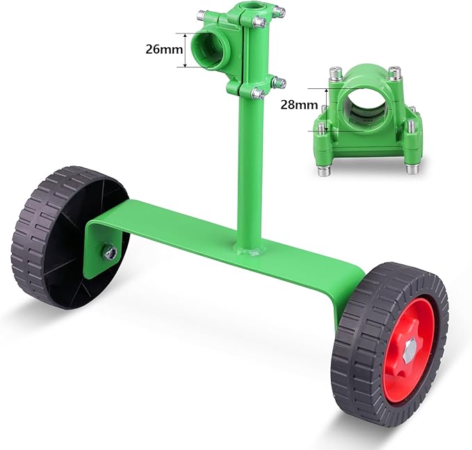Adjustable String Trimmer Support Wheel Attachment 26mm(1 inch) and 28mm(1.1 inch) for String Trimmer