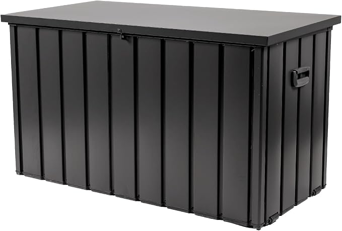 RTS Home Accents ParcelWirx Max Package Delivery Box with Hinged Lid, Graphite Color