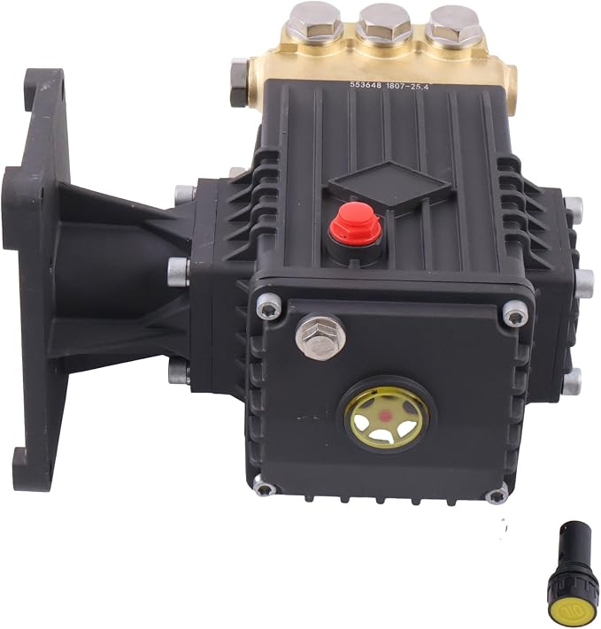 Pressure Washer Direct Drive Triplex Plunger Pump EZ4040G EZ4040 RRV4G40 Forged Brass Head 3400 RPM 4000 PSI 4.0 GPM 1" Hollow