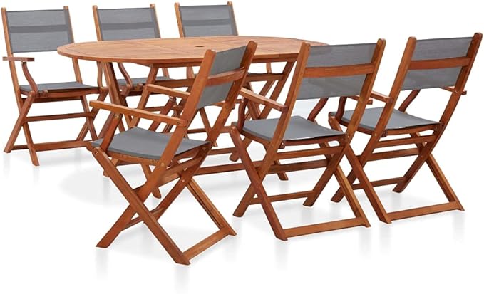 9 Piece Patio Furniture Set Gray Poly Rattan Outdoor Sectional with Navy Cushions and Tempered Glass Table 25.8x24.4x27.2 in Modular Sofa Conversation for Patio Balcony Lawn