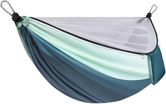 YSUEFIJO Premium Outdoor Hammock for Garden Or Balcony, Breathable Hammock with Soft Fabric, Portable Camping Hammock for Adults, Foldable Hammock Easy to Carry, Comfortable Relaxing Hammock