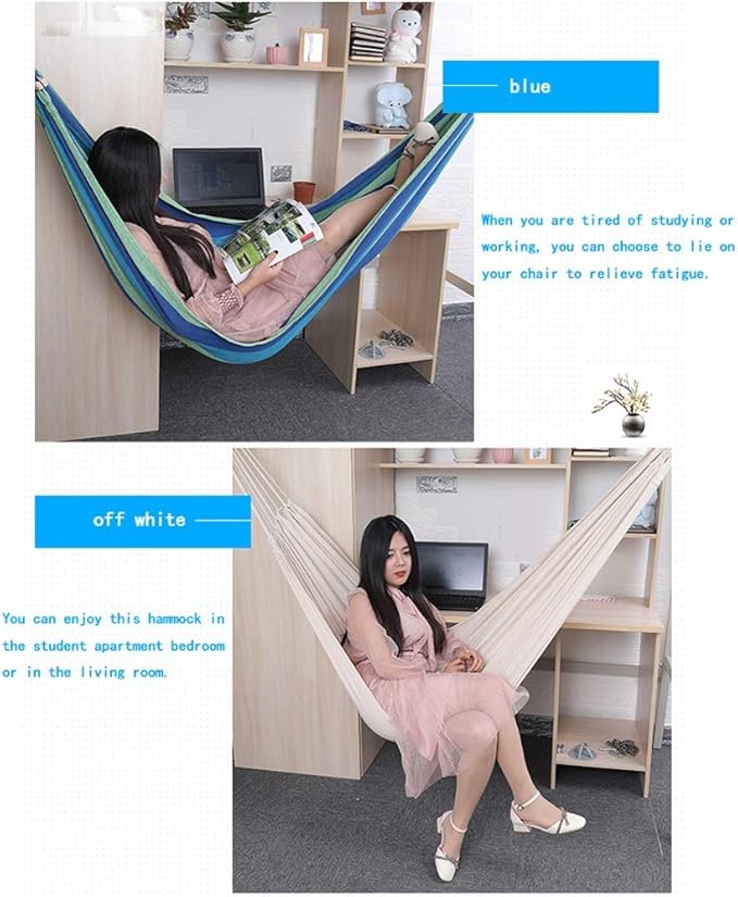 Camping Hammock, Hammock Flip-Proof Household Hanging Chair Heavy-Duty Bearing Outdoor Leisure Camping Trip Riding Equipment Portable Aerial Tent(Rojo)