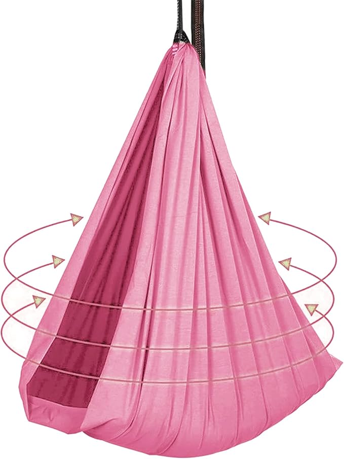 Sensory Swing for Adults Kids Therapy Swing Indoor Soothing Calming Snuggle Hammock Durable Soft Fabric Swing Excellent stretchability Ideal for Sensory Integration