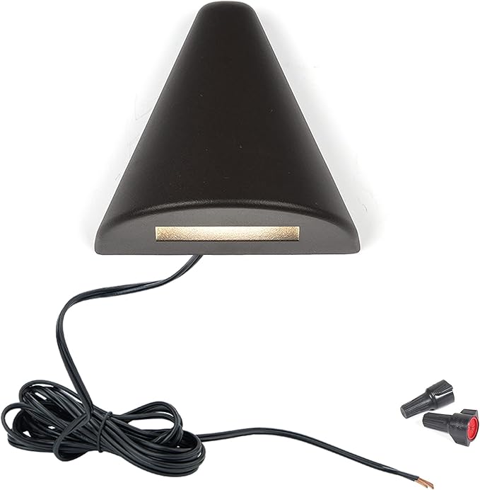 WAC Landscape Lighting, Cone LED 12V Deck and Patio Light 3000K Warm Built-in LED in Bronze