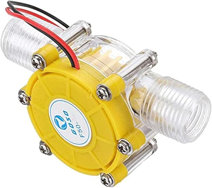 Water Flow Turbine Generator - Hydroelectric Micro Hydro 1/2 Inch Portable Water Charger (5V)