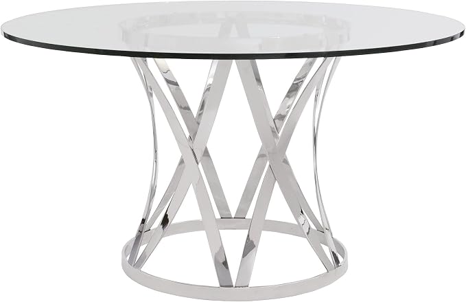 30 Inch Round Clear Tempered Glass Table Top with 1/4" Thick Polished Edges for Dining, Coffee Table, or Office Use by Fab Glass and Mirror
