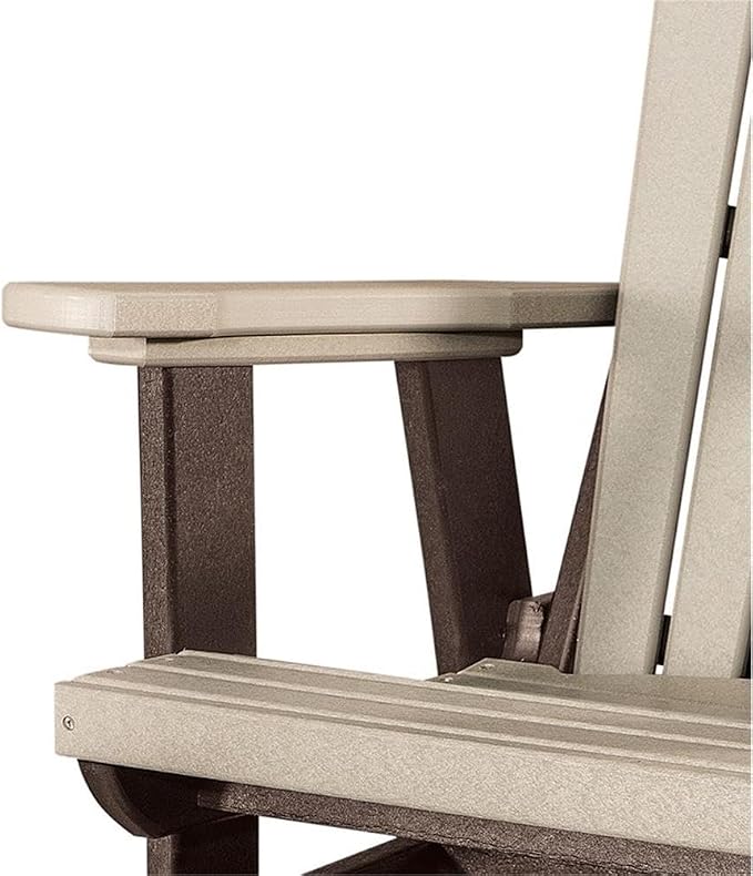 OS Home and Office 516WWTB-K Double Balcony Height Glider with Center Table
