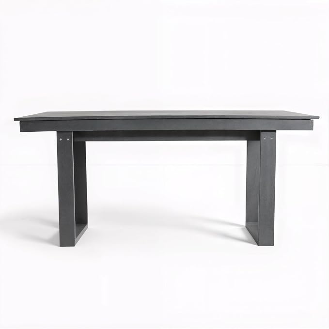 Patio Dining Table, Rectangular, Grey