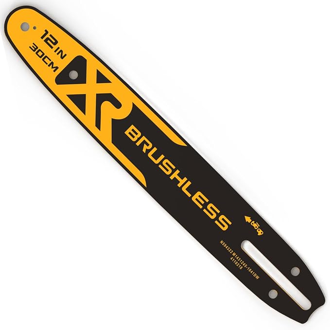 12-Inch Pole Saw Bar for DeWalt Chainsaw, Part No. DWZCSB12 Durable Guide Bar Compatible with DEWALTCordless Chainsaw DCCS620, DCCS620B, DCCS620M1, DCCS620P1