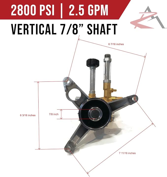 Annovi Reverberi 2800 PSI Upgraded Pressure Washer Pump & Spray KIT - Sears Craftsman 580.752520