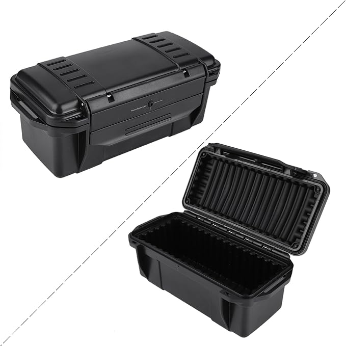 Dry Storage Box, 3 Types Survival Box Container Outdoor Shockproof Case Portable Storage Container for Camping Hiking Outdoor Activities
