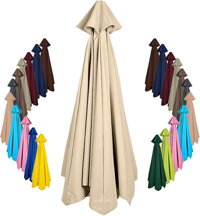 umbrella replacement canopy Market Umbrella Top Outdoor Table Patio Umbrella Canopy Cover Replacement