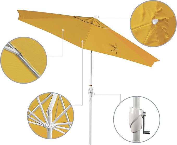 California Umbrella 9' Rd Aluminum Patio Umbrella