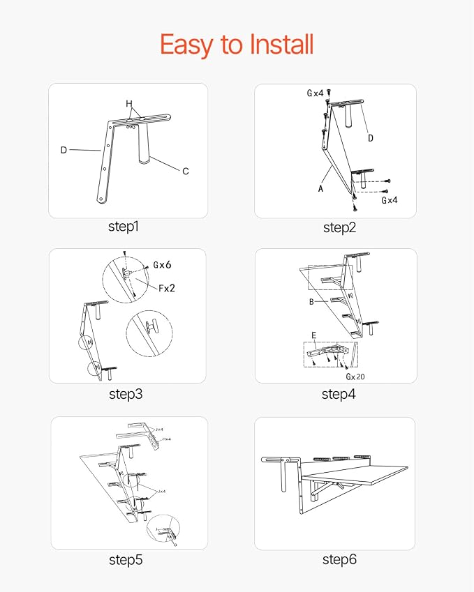 VEVOR Balcony Hanging Table, 59 x 12 inch, Outdoor Balcony Bar Table for Railings, 50 lbs Loading, Fit Railing from 1" to 4.3", Serving Table for Patio & Deck