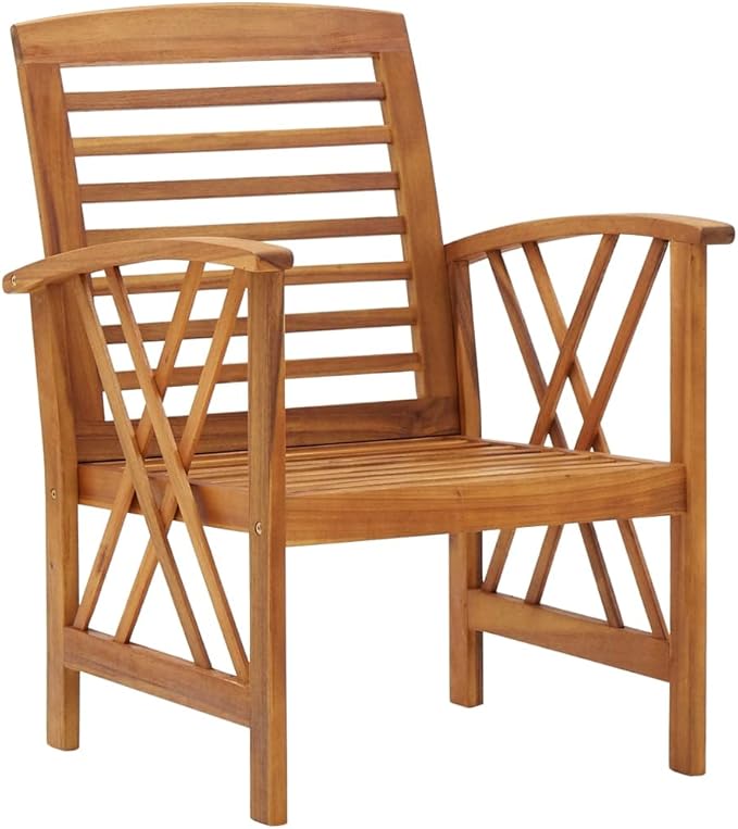 Patio Lounge Set,Outdoor Patio Furniture,Outdoor Chat Conversation Set,Garden Furniture Sets,for Patio,Backyard,Garden,Outdoor,5 Piece Solid Acacia Wood