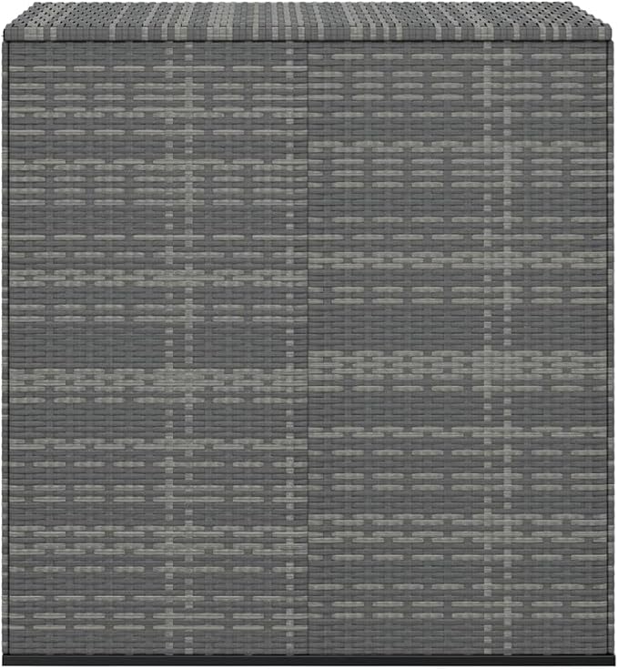 Gardening Supplies patio storage box Deck boxes Patio Cushion Box PE Rattan Gray