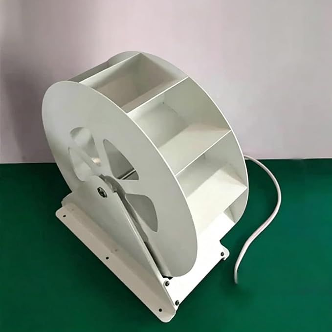 50W/100W Water Wheel Generator - Durable Steel Hydro Turbine With 3:1 Torque Pulley - 1V-35V Charging For Outdoor Garden & Off-Grid(50W)