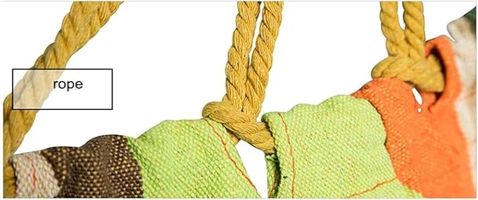hammocks Camping Hammock Extra Large Canvas Cotton Hanging Hammock Hold Perfect for Outdoor Travel Beach Patio Indoor Hammock Chair Backyard Outdoorsy, Blue
