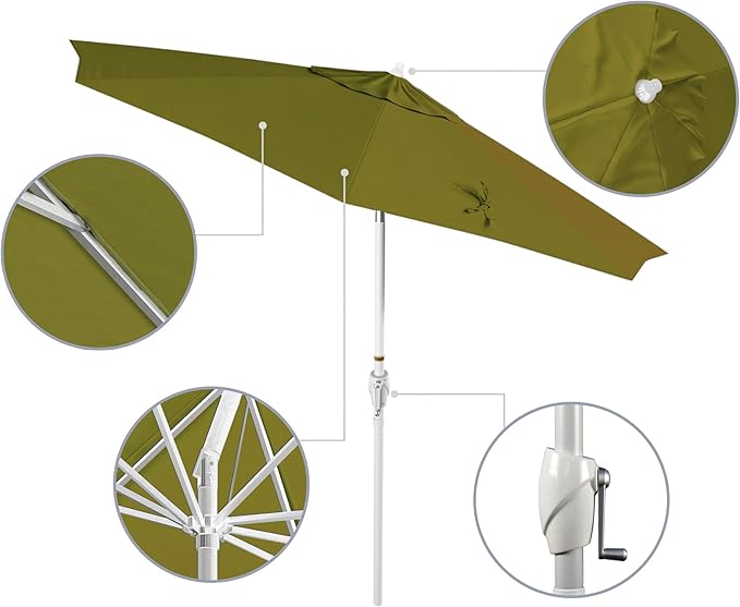 California Umbrella 9' Rd Aluminum Patio Umbrella