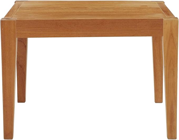 Modway EEI-3431-NAT Northlake Outdoor Patio Premium Grade A Teak End Table, Side, Natural