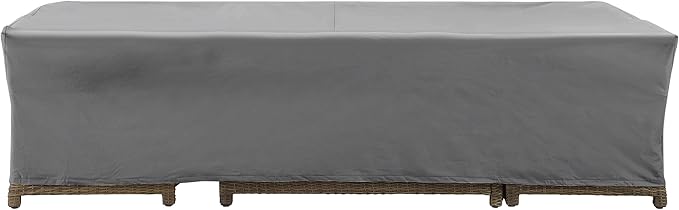 Crosley Furniture Patio Furniture Set Covers, Waterproof Outdoor Cover for Dining, Conversation, Sectional, Gray