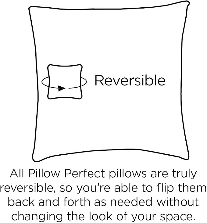 Pillow Perfect Bright Floral Indoor/Outdoor Throw Pillows, 2 Count, Lumbar - 11.5" x 18.5", Green/Red Zoe