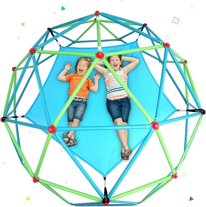 Zupapa Dome Climber Hammock, Climbing Dome Hammock Fit for 10FT Jungle Gym, Interesting Dome Climber Accessories for Kids, Holds 350 lbs, (Hammock Only)