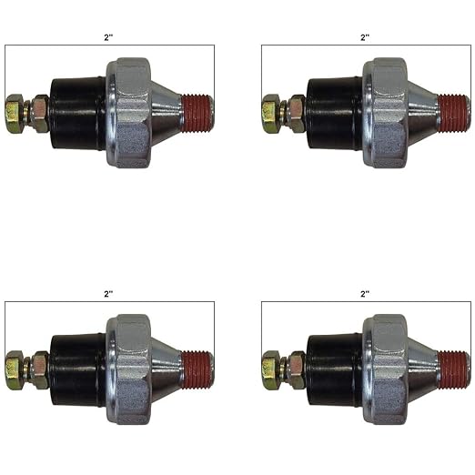 Four (4) Oil Pressure Switch 8 PSI Fits generac Generator PW G099236 099236 99236
