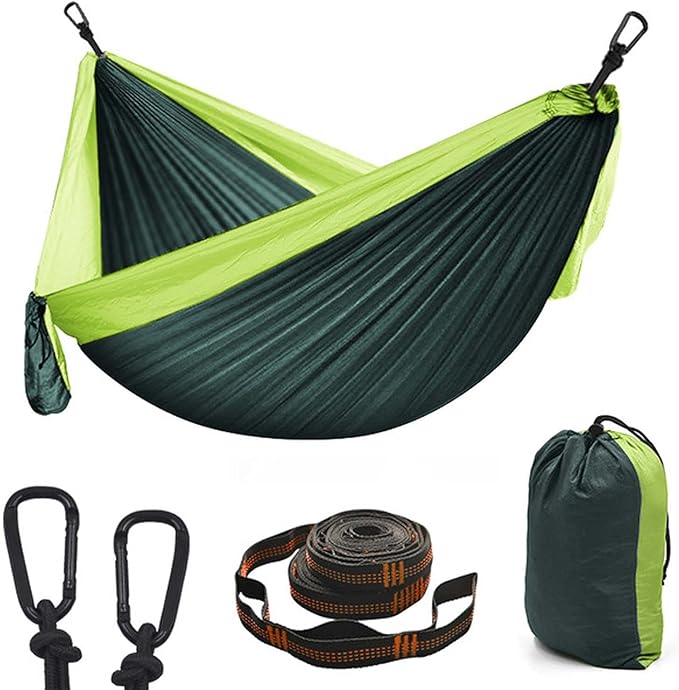 Hammocks for Outside 2 Person Heavy Duty, Hammocks for Trees Chair, Hammock Camping with Net, Quick Dry Hammock, for Backyard, Porch, Outdoor and Indoor Use