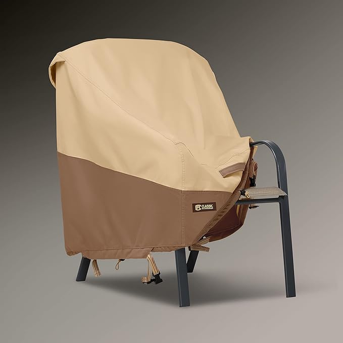 Classic Accessories Veranda's Best Waterproof High Back Patio Chair Cover, 26 x 33 x 35 Inch