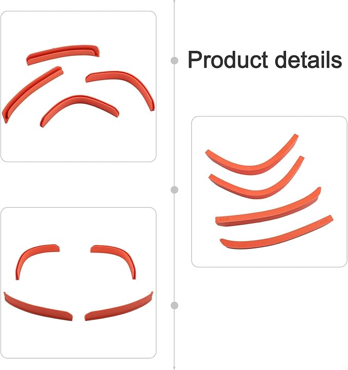 Robotic Lawn Mower Edges Protection for Segway Navimow I105N I108N I110N Robot Lawn Mower Corner Guard Bumper Protector