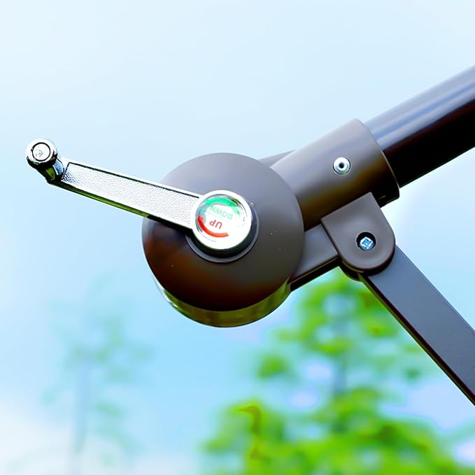 Patio Umbrella Accessories, Outdoor Umbrella Parts Replacement Heavy Duty Holder Umbrella Hand Crank for Picnic Beach Patio Courtyard, Crank Handle