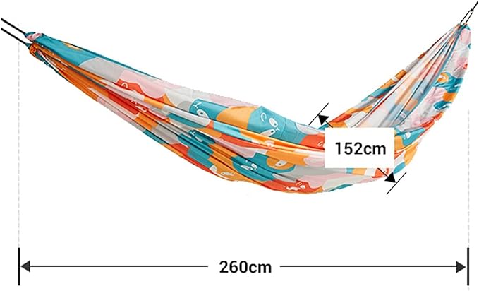 Camping Hammock, Outdoor Hammock Portable Large Hammock for Patio Yard Garden Multiples with Carrying Bag, Load Capacity Up to 200 Kg(C)