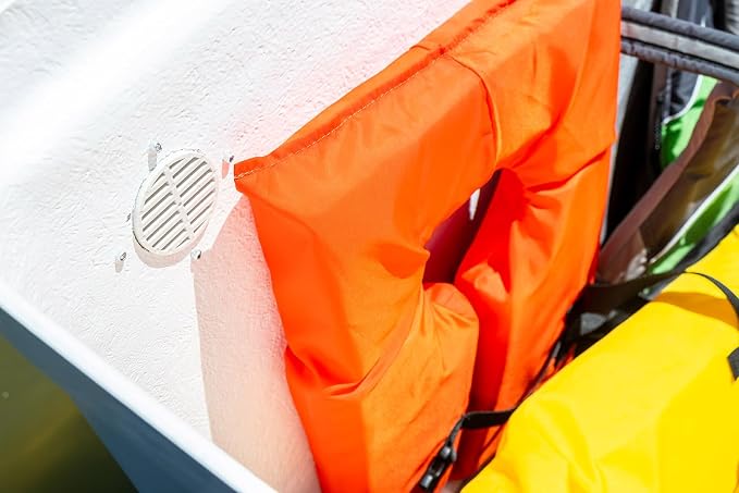DoxBox Fiberglass Storage Box. US Made Weatherproof Storage with UV-Resistant Gelcoat for Waterfront, Boat, and Outdoor Gear, Rectangle Shape (Seafoam)