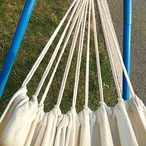 Camping Hammock Bed Camping Hammock Double Outdoor Rollover Prevention Camping Canvas Fabric Hanging Swing for Patio Hiking Hammock Swing