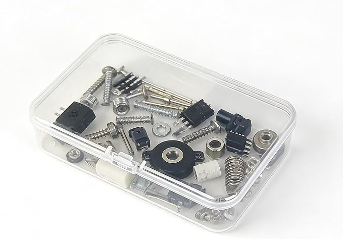 Clear Blank Card Case Plastic Card Deck Organizer Storage Box for Business Cards, Trading Cards, Playing Cards (6 Pack)