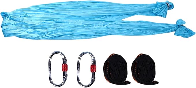 GOTOTOP Aerial Hammock, Polyester Silk Yoga Swing, Fitness Equipment for Core Strength and Flexibility, Ideal for Home and Outdoor Use, 157.5x110.2in