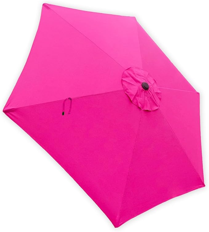 Goodgoods 9ft Patio Umbrella Replacement Canopy Market Umbrella Top Outdoor Umbrella Canopy (2pcs/package)