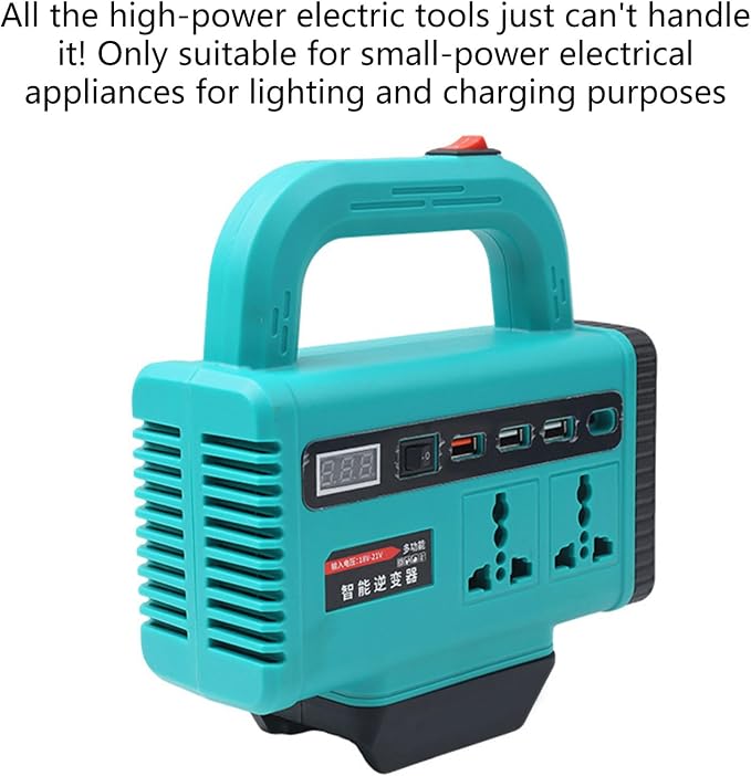 Gavery DC18V-21V to AC180V-220V Efficient Power Inverters 120W for Camping Travel and Emergencies Power Needs