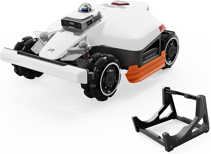 Mammotion LUBA 3 AWD 3000H Robot Lawn Mower, with Washstand Shipped Separately, 0.75 Acres, 360° LiDAR+NetRTK+AI Vision, AWD for 80% Slopes, 30 Multi-Zone Management, Cutting Height 2.2"-4.0"