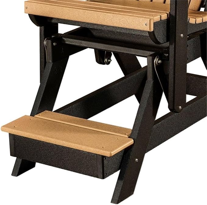 OS Home and Office 516CBK-K Double Balcony Height Glider with Center Table