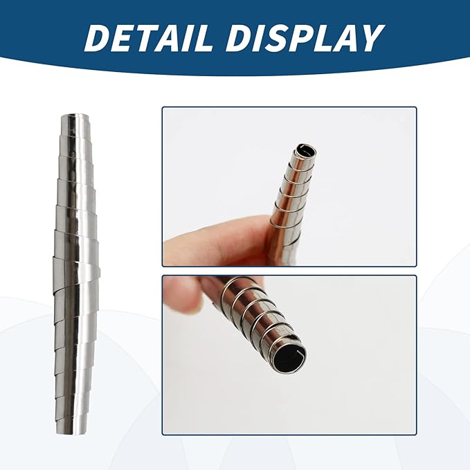 10PCS 3.14" Replacement Spring for Garden Pruning Shears, Replacement Pruning Shear Spring, Stainless Steel Spare Spring
