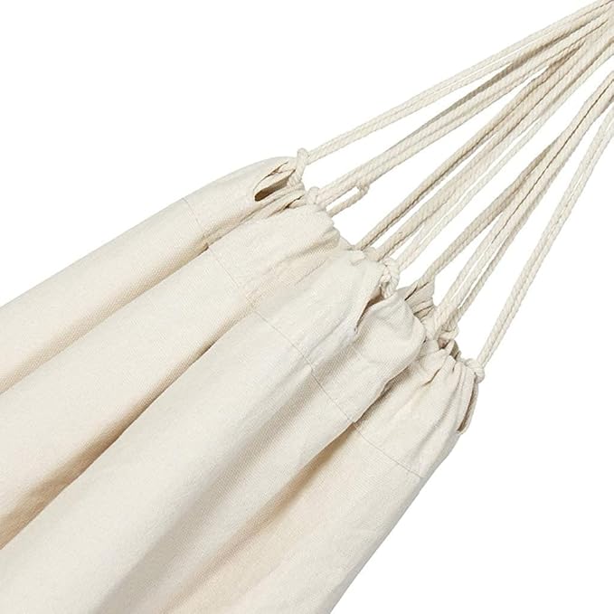 Outdoor hammocks Swing， Recreation Double Hammock Outdoor Camping Travel Hunting Hanging Hammock Bed Swing Hanging Chair Hammock Camping, 200*150cm, White