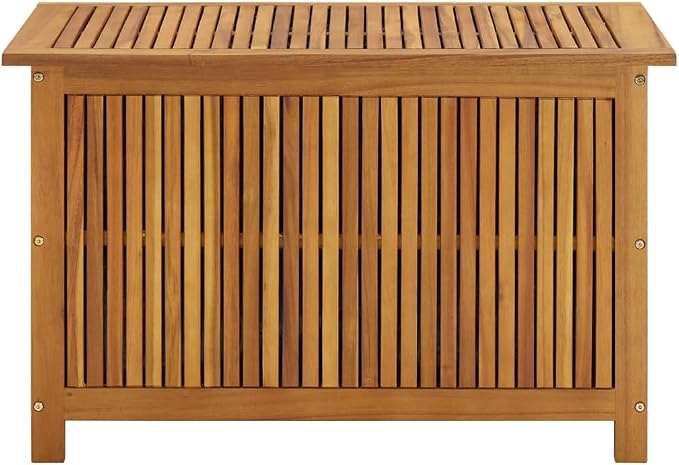 Gardening Supplies patio storage box Deck boxes Patio Storage Box 35.4"x19.7"x22.8" Solid Wood Acacia