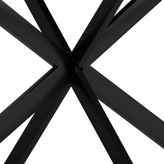 55.11" -70.86" Extendable Dining Room Table, Retro Folding Dining Tables for 4-6 People with Antique Wood Top/Black Fine Sand Cross Iron Foot Base/Storage Box, Black Grey