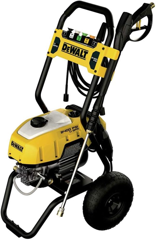 Dewalt DWPW2400R 13 Amp 2400 PSI 1.1 GPM Cold-Water Electric Pressure Washer (Renewed)